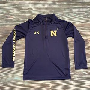 Go Navy! Long sleeve, dry fit, youth shirt